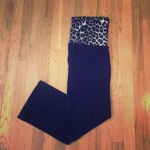 Express fold over waist crop pants